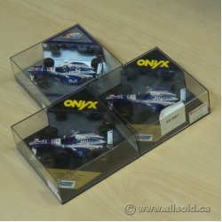Lot of 3 Williams Renault F-1 Racing Cars 1:43 scale Diecast